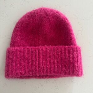 Cozy Pink Knit Beanie